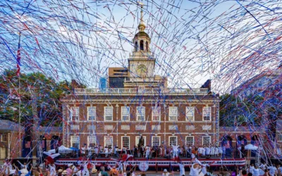 Vier de 250ste verjaardag van Amerika in Philadelphia!